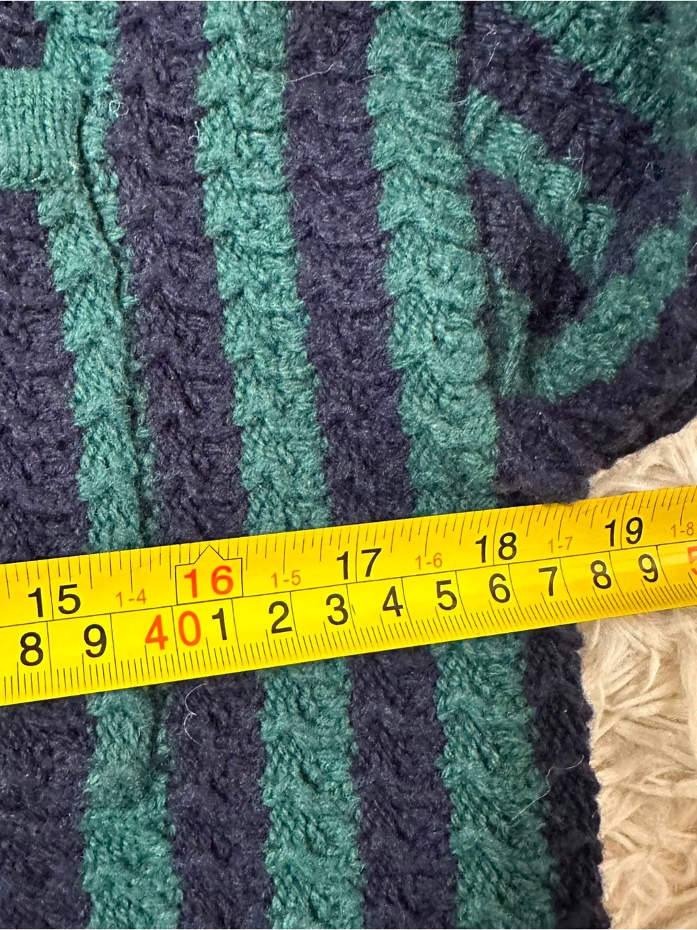 J.Crew Sweater Lady Jacket – Chevron Stripe – Size M - Picture 5 of 6
